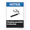 Signmission ANSI Notice, Decal, 7" x 5", Landscape, Smoking Permitted In This Area OS-NS-D-57-L-19937 - alternate 1